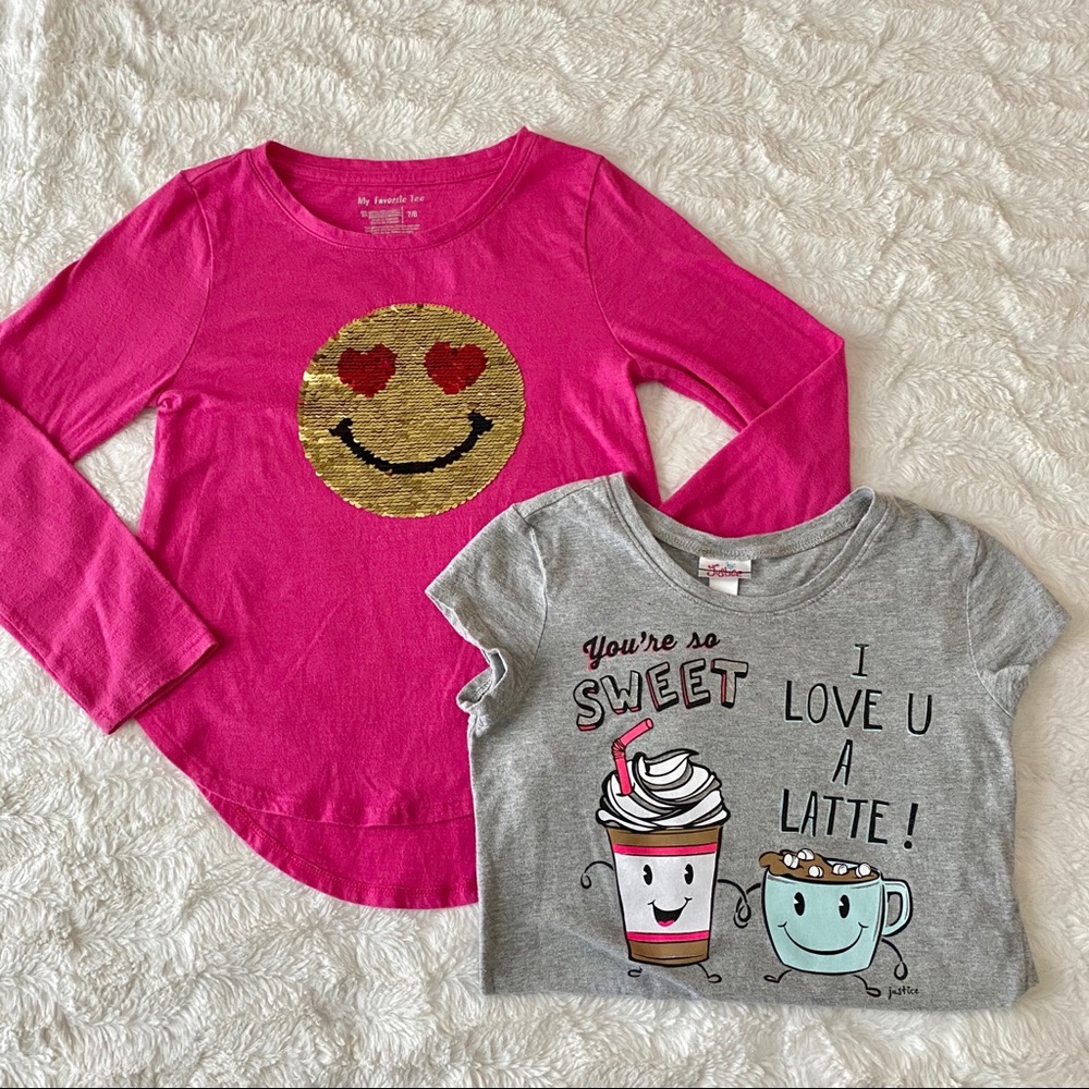Bundle of Girls Size 7/8 Shirts
